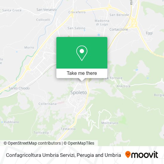 Confagricoltura Umbria Servizi map