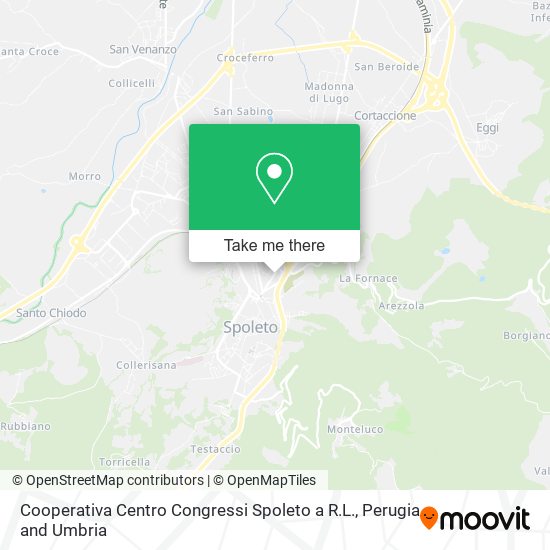 Cooperativa Centro Congressi Spoleto a R.L. map