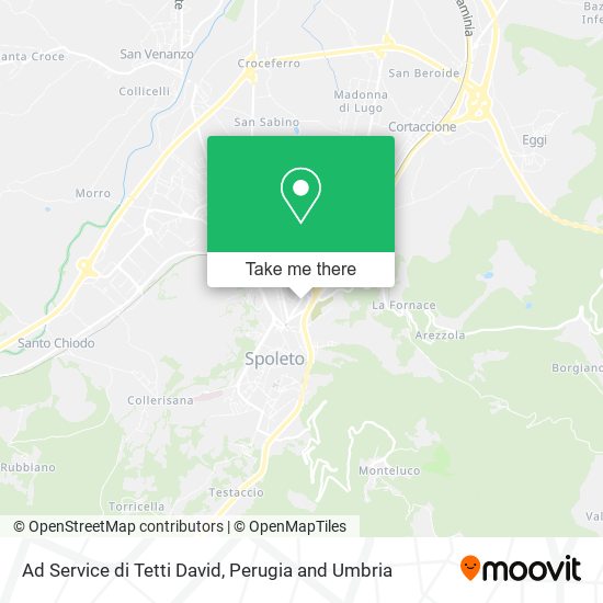 Ad Service di Tetti David map
