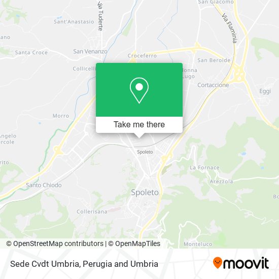 Sede Cvdt Umbria map