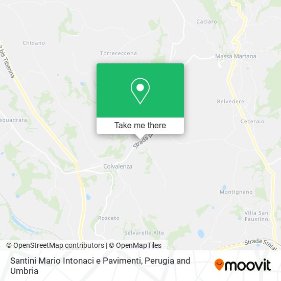 Santini Mario Intonaci e Pavimenti map