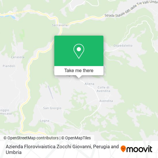 Azienda Florovivaistica Zocchi Giovanni map