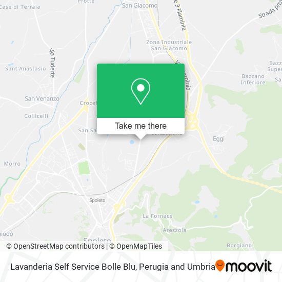 Lavanderia Self Service Bolle Blu map