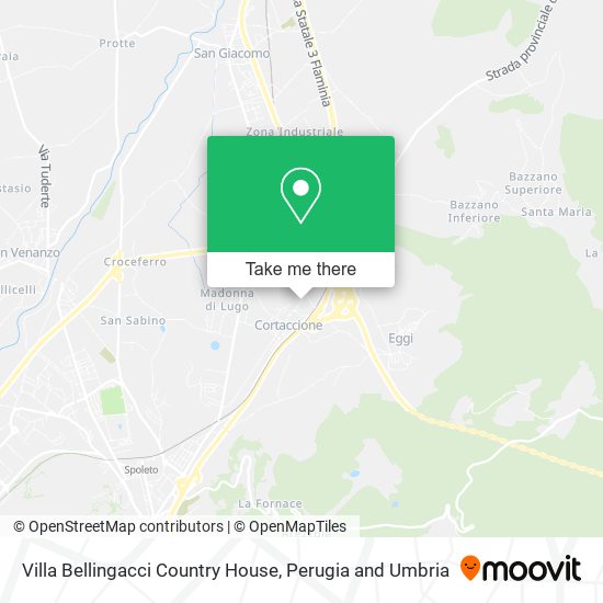 Villa Bellingacci Country House map