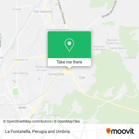 La Fontanella map