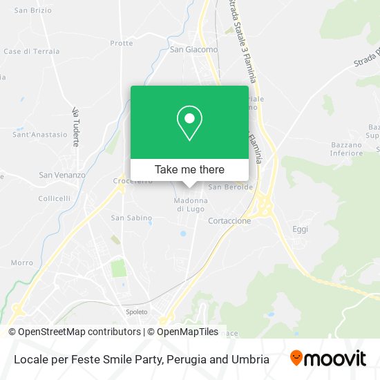 Locale per Feste Smile Party map