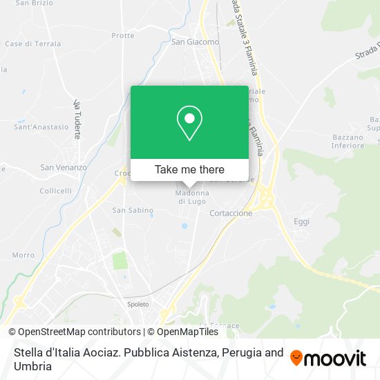 Stella d'Italia Aociaz. Pubblica Aistenza map