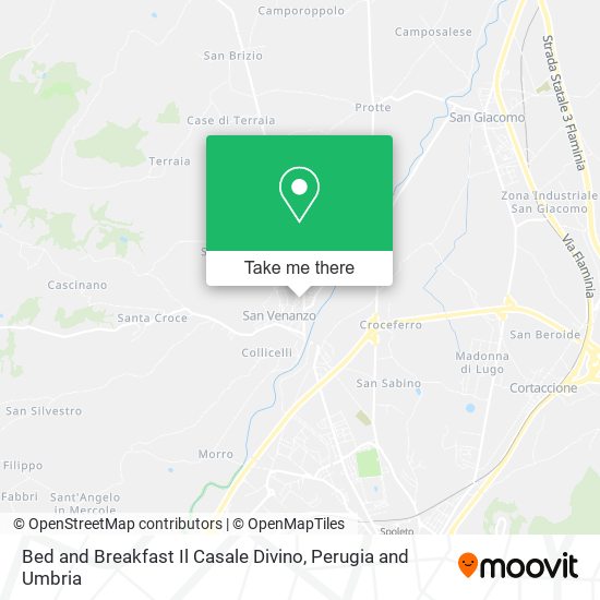 Bed and Breakfast Il Casale Divino map