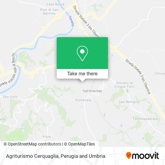 Agriturismo Cerquaglia map