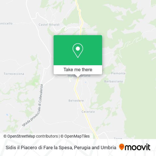 Sidis il Piacero di Fare la Spesa map