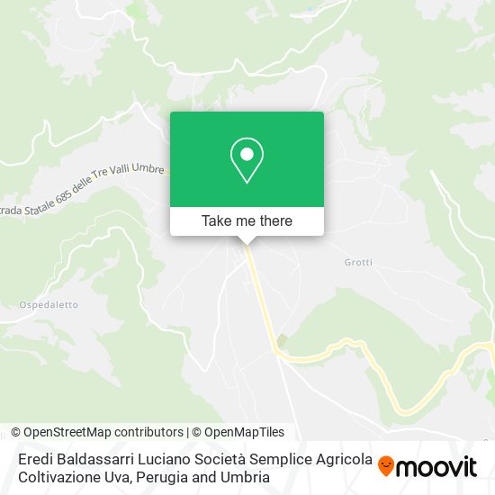 Eredi Baldassarri Luciano Società Semplice Agricola Coltivazione Uva map