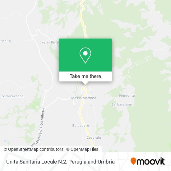 Unità Sanitaria Locale N.2 map