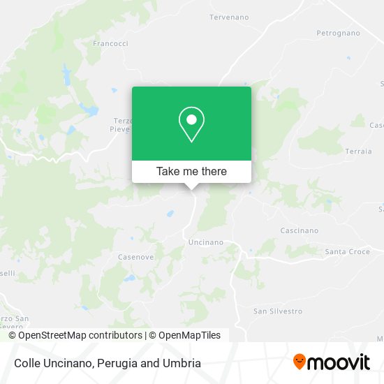 Colle Uncinano map