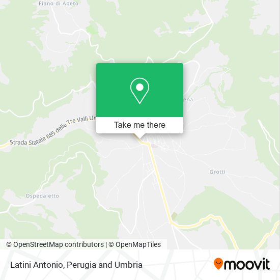 Latini Antonio map