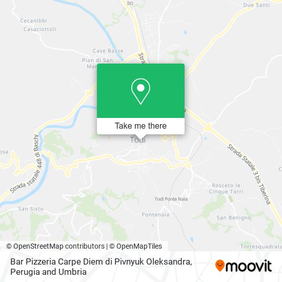Bar Pizzeria Carpe Diem di Pivnyuk Oleksandra map