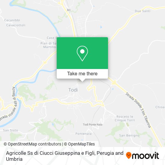 Agricolle Ss di Ciucci Giuseppina e Figli map