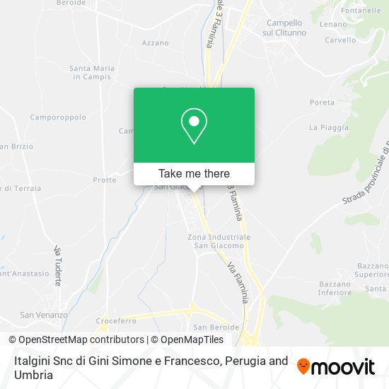 Italgini Snc di Gini Simone e Francesco map