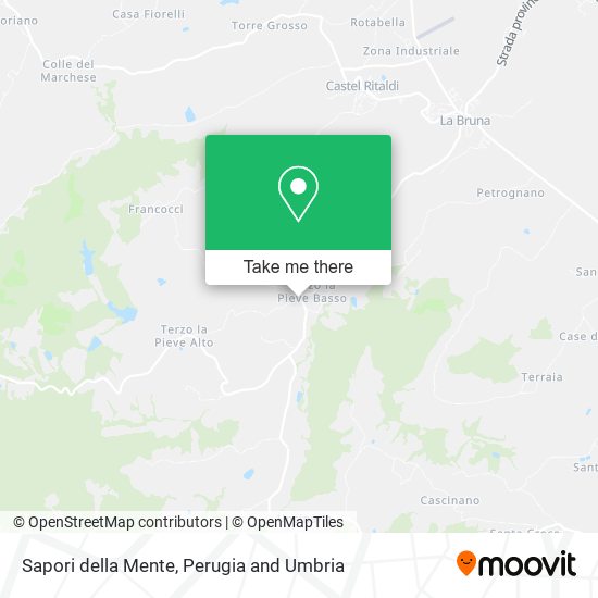 Sapori della Mente map