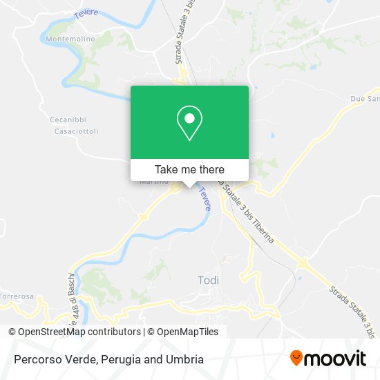 Percorso Verde map