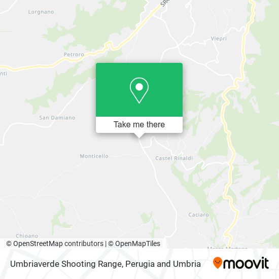 Umbriaverde Shooting Range map