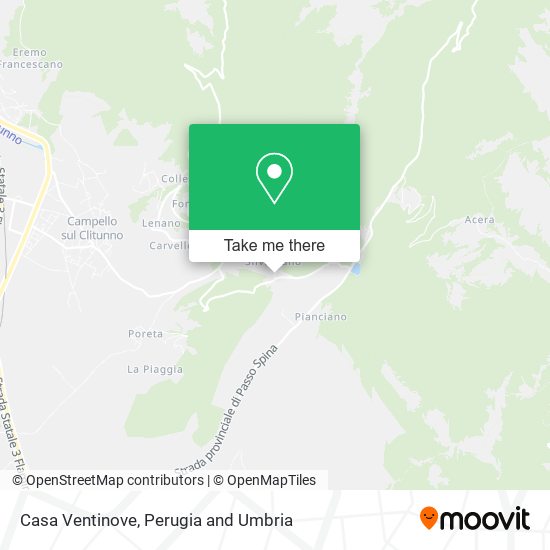 Casa Ventinove map