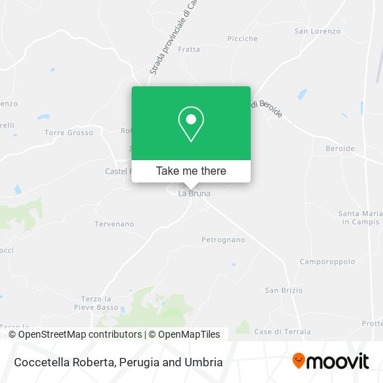 Coccetella Roberta map