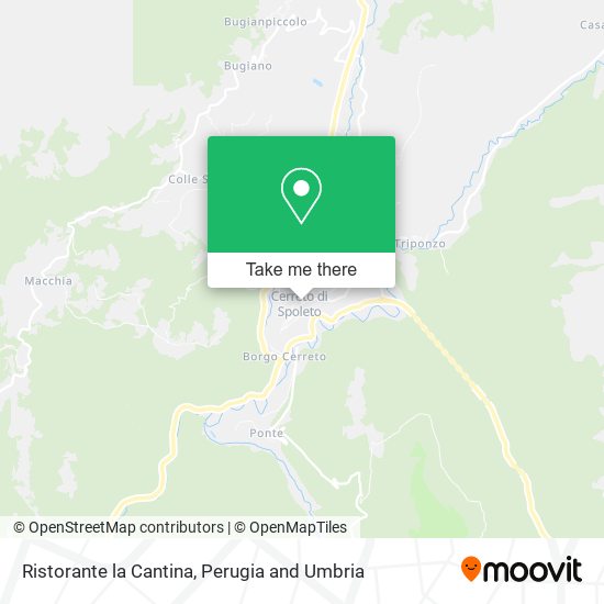 Ristorante la Cantina map