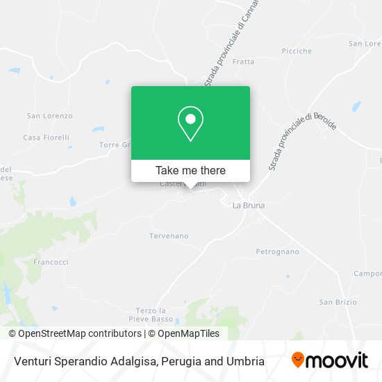 Venturi Sperandio Adalgisa map