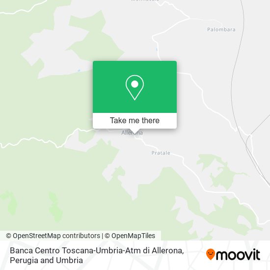 Banca Centro Toscana-Umbria-Atm di Allerona map