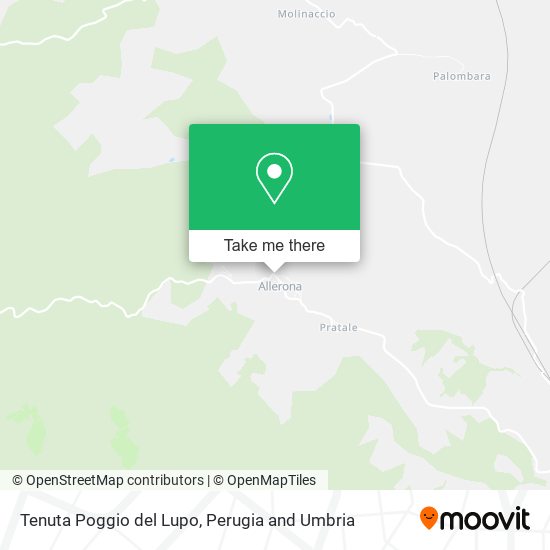 Tenuta Poggio del Lupo map