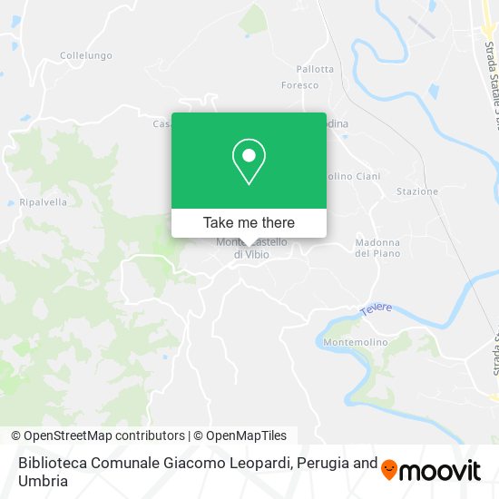Biblioteca Comunale Giacomo Leopardi map