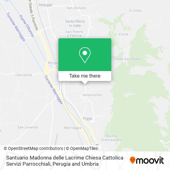Santuario Madonna delle Lacrime Chiesa Cattolica Servizi Parrocchiali map