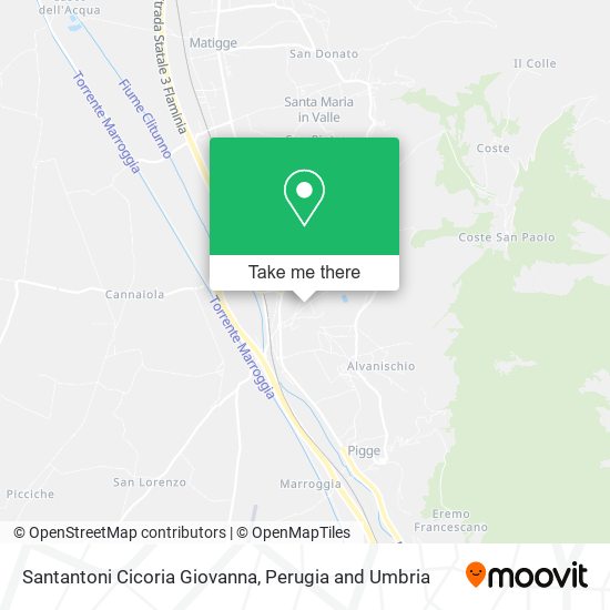 Santantoni Cicoria Giovanna map