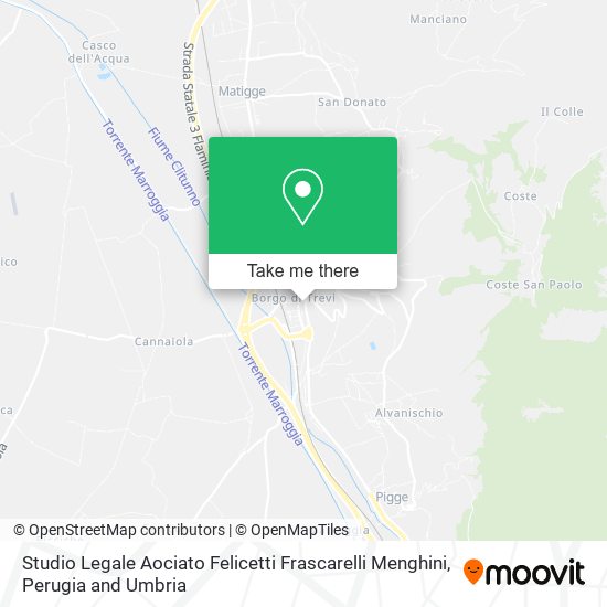 Studio Legale Aociato Felicetti Frascarelli Menghini map
