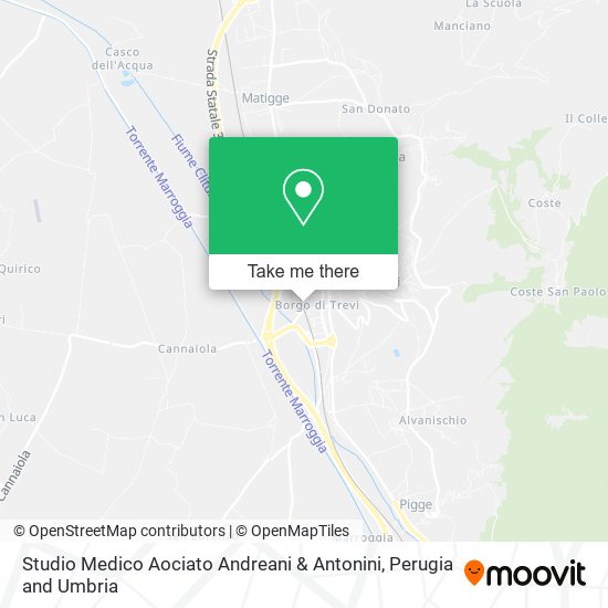 Studio Medico Aociato Andreani & Antonini map