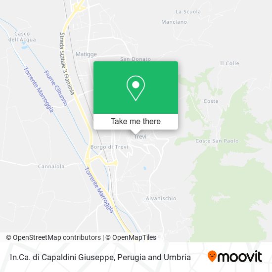 In.Ca. di Capaldini Giuseppe map