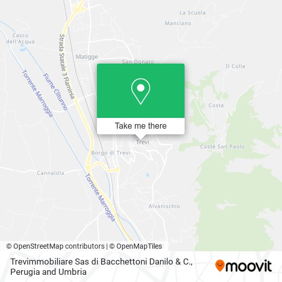 Trevimmobiliare Sas di Bacchettoni Danilo & C. map