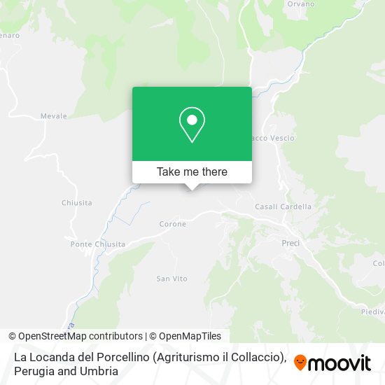 La Locanda del Porcellino (Agriturismo il Collaccio) map