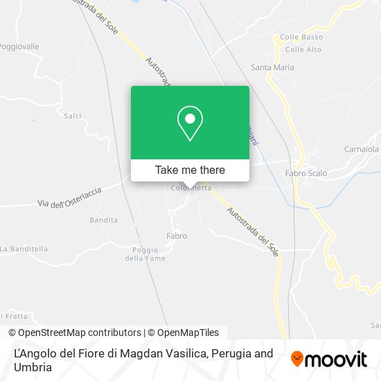 L'Angolo del Fiore di Magdan Vasilica map