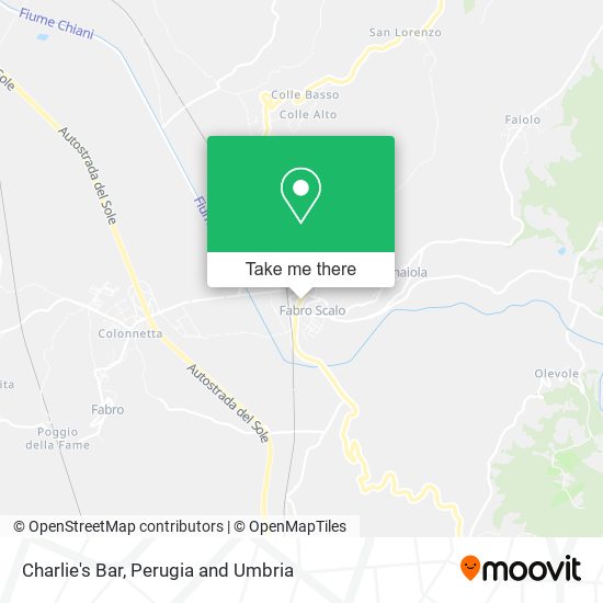 Charlie's Bar map