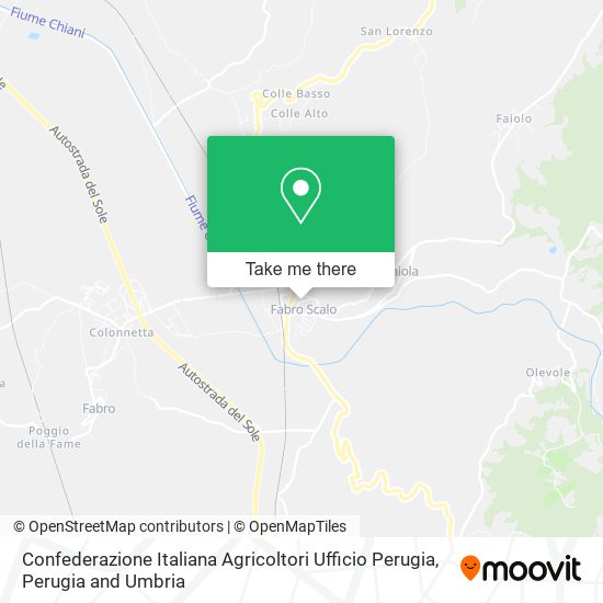 Confederazione Italiana Agricoltori Ufficio Perugia map