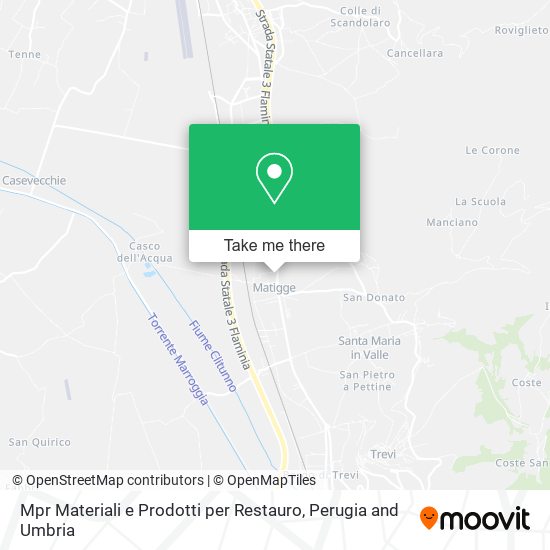 Mpr Materiali e Prodotti per Restauro map