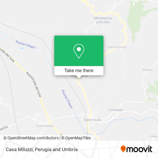 Casa Miluzzi map