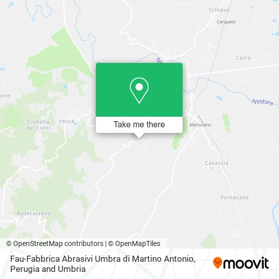 Fau-Fabbrica Abrasivi Umbra di Martino Antonio map