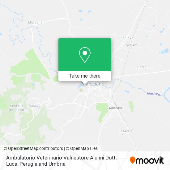 Ambulatorio Veterinario Valnestore Alunni Dott. Luca map