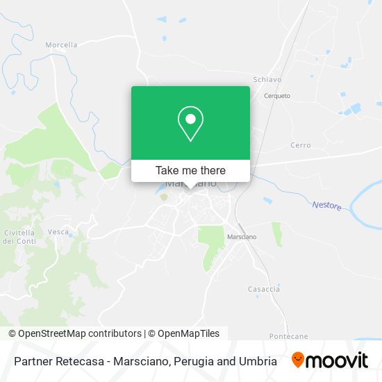 Partner Retecasa - Marsciano map