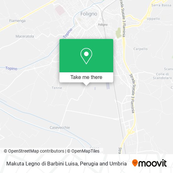 Makuta Legno di Barbini Luisa map
