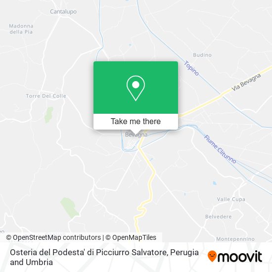 Osteria del Podesta' di Picciurro Salvatore map