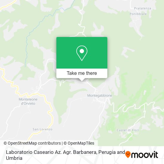 Laboratorio Caseario Az. Agr. Barbanera map