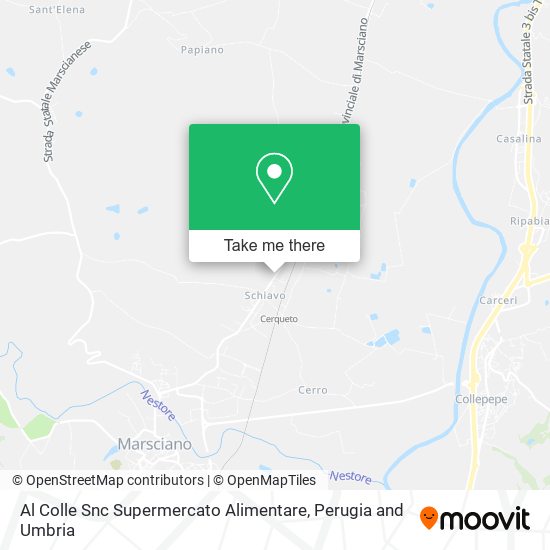Al Colle Snc Supermercato Alimentare map